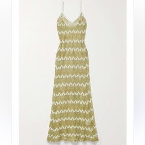 Christopher Esber Chevron Maxi Dress Size 12